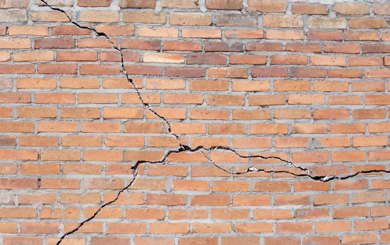 Cracked Mortar Joints